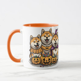 Halloween Shiba Inu Hundar Mugg