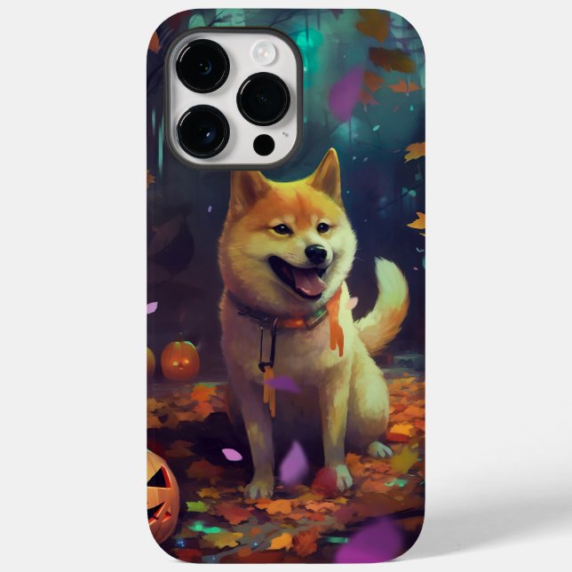 Halloween Shiba Inu med påsar (Baksida)