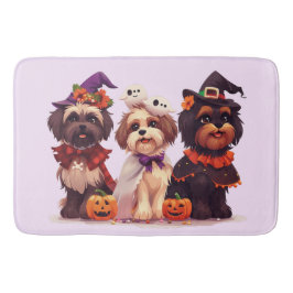 Halloween Shih Tzu Hundar Badrumsmatta