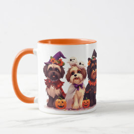 Halloween Shih Tzu Hundar Mugg