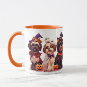 Halloween Shih Tzu Hundar Mugg