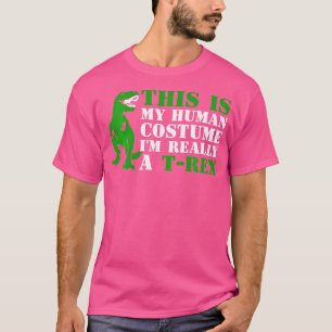 Halloween Shirt.. Det här är min mänskliga dräkt.. T Shirt
