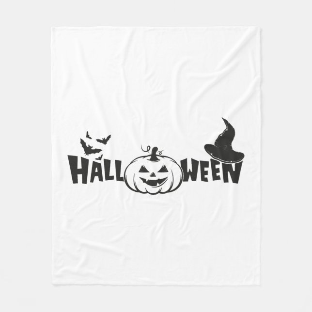 Halloween Shirt, Funny Halloween Shirt Fleecefilt (Framsidan)