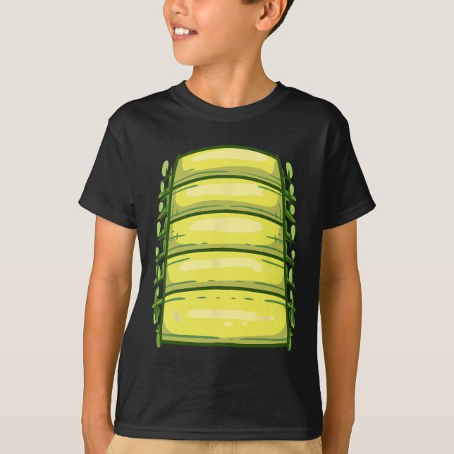 Halloween Shirt Kids Front Alligator Belly Crocodi T (Framsida)