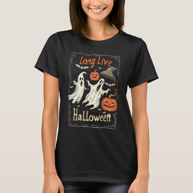 Halloween Shirt, Long Live Halloween T Shirt (Framsida)