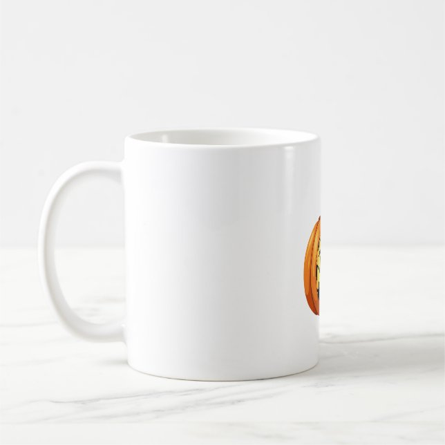 Halloween Shirt Pumpkin Turtle Sea Halloween Costu Kaffemugg (Vänster)