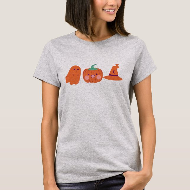 Halloween Shirt Skeleton T-Shirt, Halloween T-Shir T Shirt (Framsida)