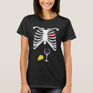 Halloween Shirt Skeleton Vin Xray Funny Womens T