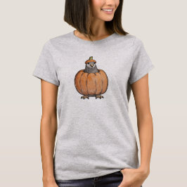 Halloween-Shirt - Taube im Kürbiskostüm T Shirt
