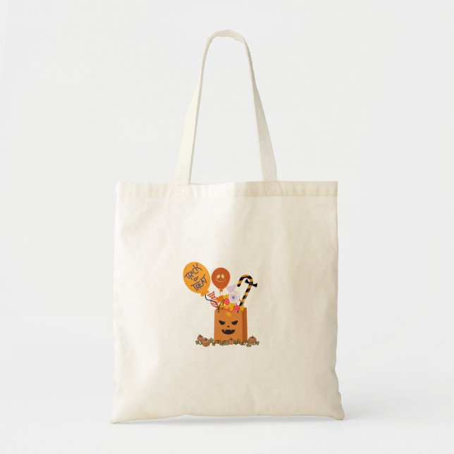 halloween shopping bag tygkasse (Framsidan)