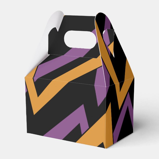 Halloween Sicksack Orange Lila  Presentaskar (Framsidan Sidan)