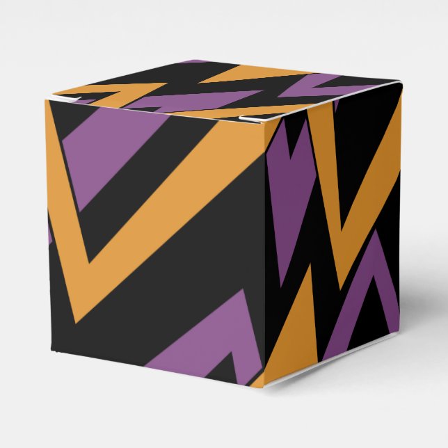 Halloween Sicksack Orange Lila   Presentaskar (Framsidan Sidan)