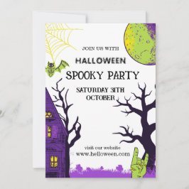 Halloween Simple Inbjudningar