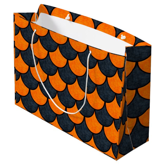 Halloween Sirenskalor Mönster (Baksidan Vinklad)
