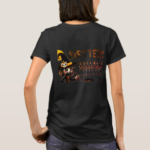 "Halloween Sisters - Spooky Writing Practice" T Shirt
