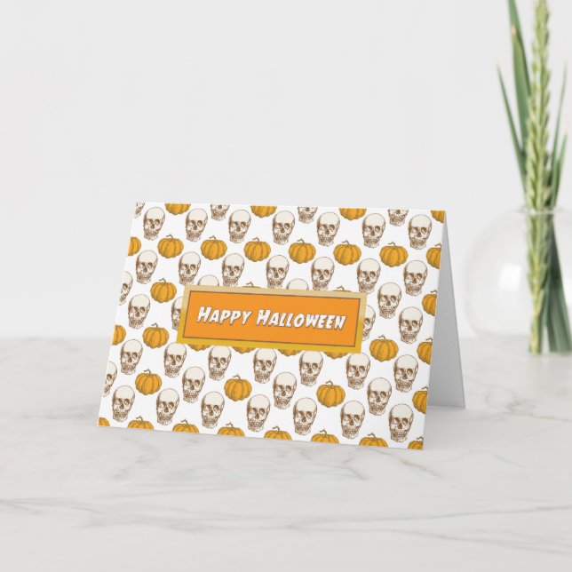 Halloween-sjukförsäkringskort Kort (Framsida)
