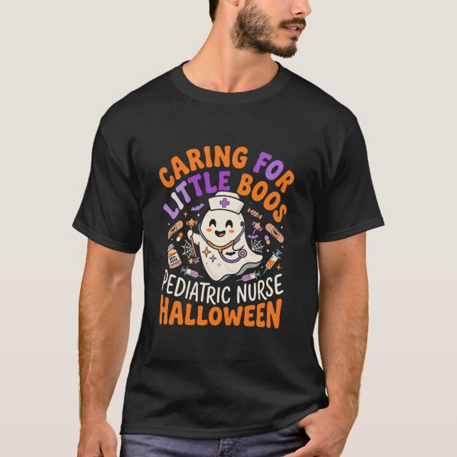 Halloween Sjuksköterska Små Bu T Shirt (Framsida)