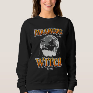 Halloween Sjukvårdare Witch Funny Cute EMT Ambulan T Shirt