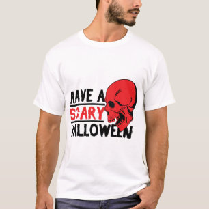 Halloween Skalle - Ha en läskig halloween T Shirt