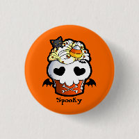 Halloween skallemuffin