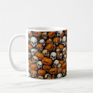 Halloween-skallpumpa fladdermus kaffemugg
