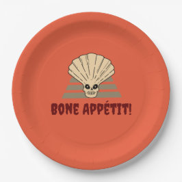Halloween-skämt Bone Appétit! orange skelett