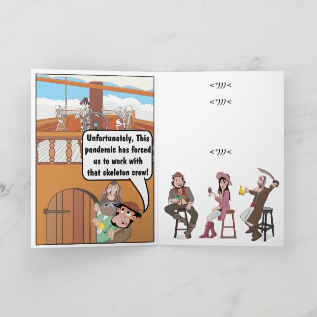 HALLOWEEN SKÄMT. KORT (Inuti)