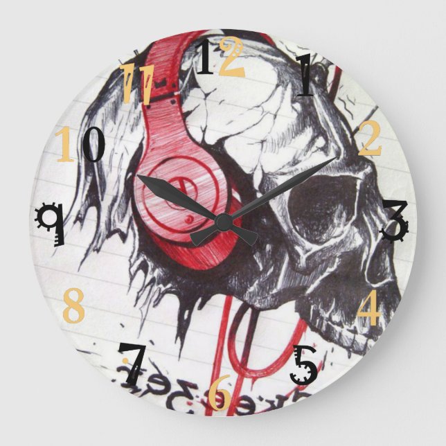 Halloween Skeezer har en trevlig dag. Stor Klocka (Framsida)