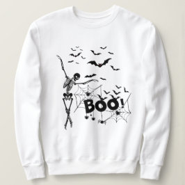 Halloween Skeleton & Boo T Shirt