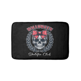 Halloween Skeleton Club Badrumsmatta