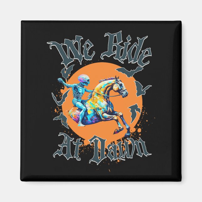 Halloween Skeleton Costume Magnet (Framsidan)