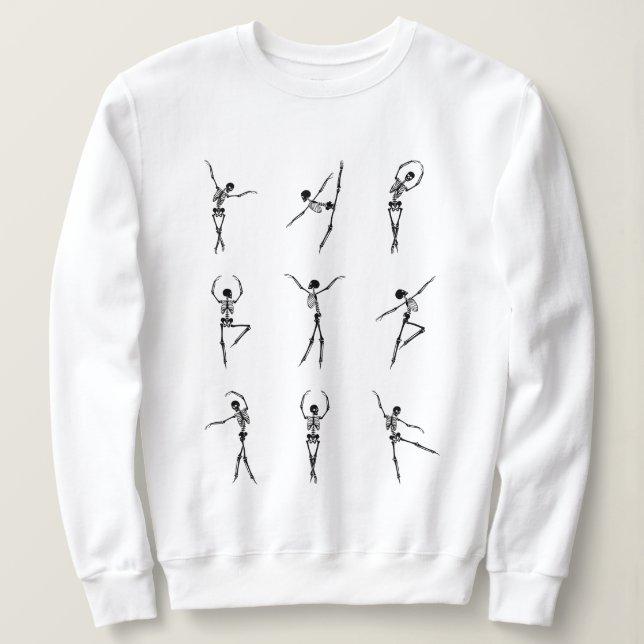 Halloween Skeleton Dance 1 T Shirt (Design framsida)