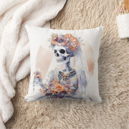 Halloween Skeleton Dekorativ kudde