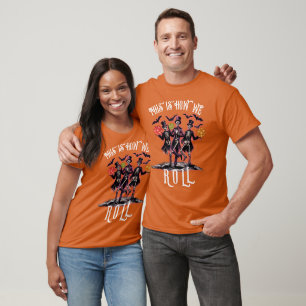 Halloween Skeleton Det här är hur jag rullar Gamer T Shirt
