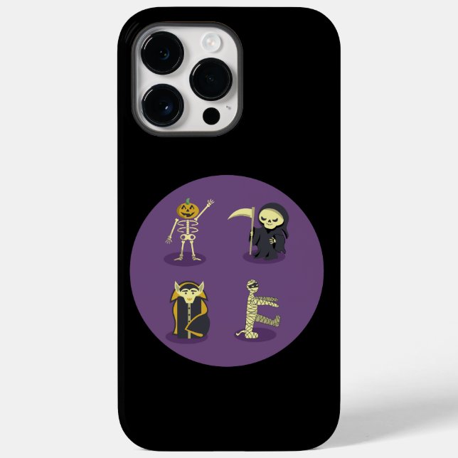 Halloween Skeleton Dracula Mummy Grim Reaper (Baksida)
