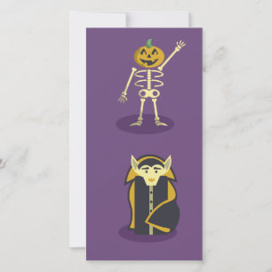 Halloween Skeleton Dracula Mummy Grim Reaper