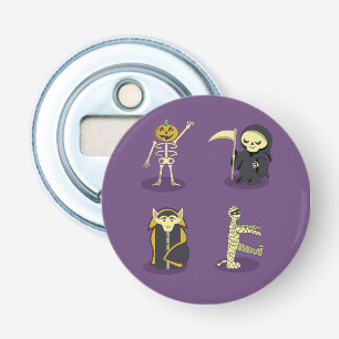 Halloween Skeleton Dracula Mummy Grim Reaper Flasköppnare