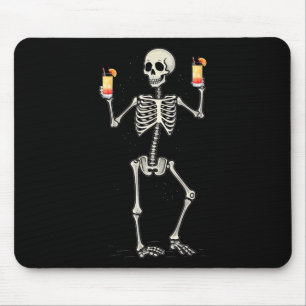 Halloween Skeleton Drinking Tequila Sunrise Svan Musmatta