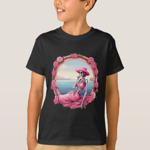 Halloween Skeleton i oktober... Vi Bäror Rosa med T Shirt