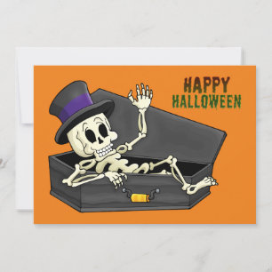 Halloween Skeleton Kort