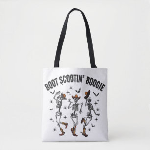 Halloween Skeleton Line Dancing T-Shirt Tygkasse