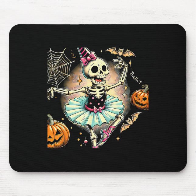 Halloween Skeleton Llet Dancing Llerina Musmatta (Framsidan)