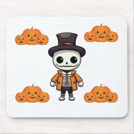 Halloween Skeleton Mouse Pad Musmatta