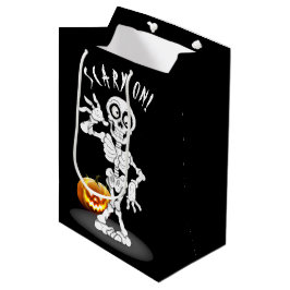Halloween Skeleton på Black