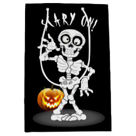 Halloween Skeleton på Black