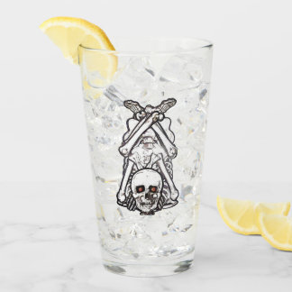 Halloween Skeleton - Pint Glass Glaskopp