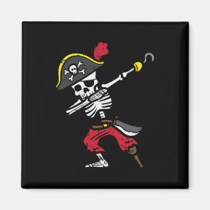 Halloween Skeleton Pirat Dab Costume Boy Kids Tod Magnet