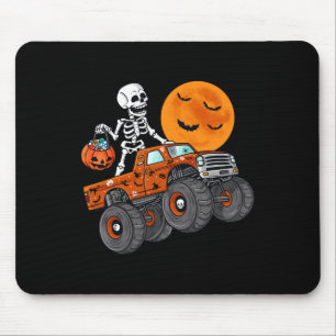 Halloween Skeleton Riding Monster Lastbil Småbarn Musmatta