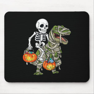Halloween Skeleton Riding Mummy Dinosaur T Rex Rol Musmatta