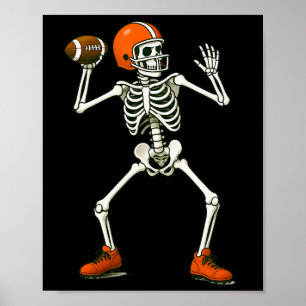 Halloween Skeleton Sell Costume Funny Manar Boys K Poster